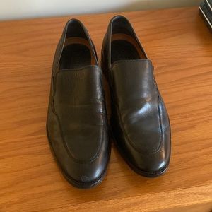 Cole Hahn Lexington Hill Men’s black leather; Size 10 M slip on shoes